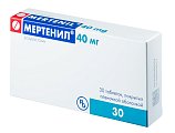 Купить мертенил, таблетки, покрытые пленочной оболочкой 40мг, 30 шт в Ваде