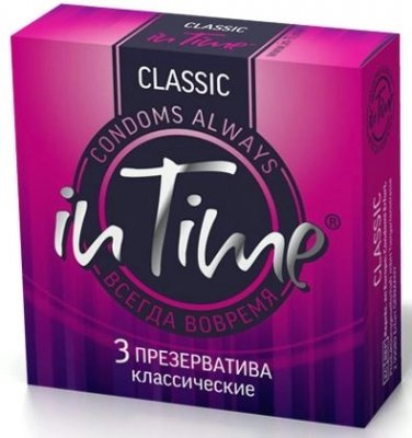 Купить in time (ин тайм) презервативы классические 3шт в Ваде