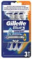 Купить gillette blue 3 comfort (жиллет) бритвы безопасные одноразовые 3 шт. в Ваде