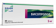 Купить бисопролол, таблетки, покрытые пленочной оболочкой 5мг, 50 шт в Ваде