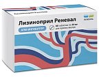 Купить лизиноприл-реневал, таблетки 20мг, 60 шт в Ваде