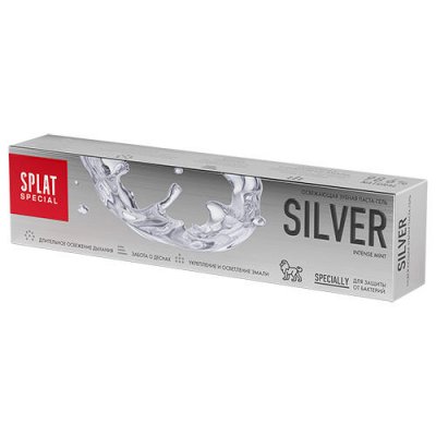 Купить сплат (splat) зубная паста специал серебро, 75мл в Ваде