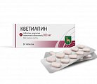 Купить кветиапин, таблетки, покрытые пленочной оболочкой 300мг, 60шт в Ваде