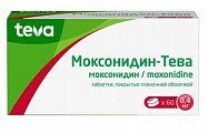 Купить моксонидин-тева, таблетки покрытые пленочной оболочкой 0,4 мг, 60 шт в Ваде