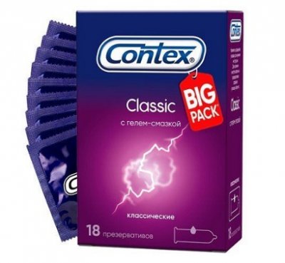 Купить contex (контекс) презервативы classic 18шт в Ваде