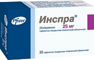 Купить инспра, таблетки, покрытые пленочной оболочкой 25мг, 30 шт в Ваде