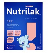 Купить нутрилак (nutrilak) премиум пре молочная смесь для недоношенных и маловесных детей, 350г в Ваде
