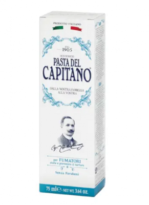 Купить pasta del сapitano 1905 (паста дель капитано) зубная паста для курящих, 75 мл в Ваде