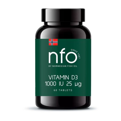 Купить norwegian fish oil (норвегиан фиш оил) витамин д3 1000ме, таблетки 750мг, 60 шт бад в Ваде