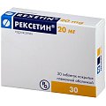 Купить рексетин, таблетки, покрытые пленочной оболочкой 20мг, 30 шт в Ваде