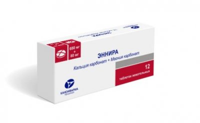 Купить эннира, таблетки жевательные 680 мг+80 мг, 12 шт в Ваде