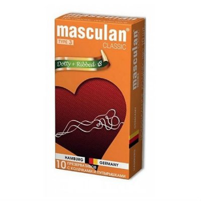 Купить masculan-3 (маскулан) презервативы классик с колечками и пупырышками 10шт в Ваде