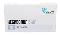 Купить небиволол, таблетки 5мг, 56 шт в Ваде