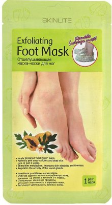 Купить skinlite (скинлайт) маска-носки для ног отшелушивающая (размер 35-40) в Ваде