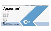 Купить алзепил, таблетки, покрытые пленочной оболочкой 10мг, 56 шт в Ваде