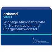 Купить orthomol vital f (ортомол витал ф), двойное саше (жидкость 20мл+капсула), 30 шт бад в Ваде
