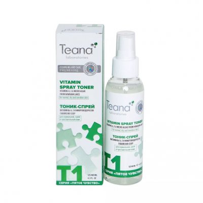 Купить тиана (teana) тоник-спрей энергетический витаминный с экстрактом микроводоросли и днк ,125мл в Ваде