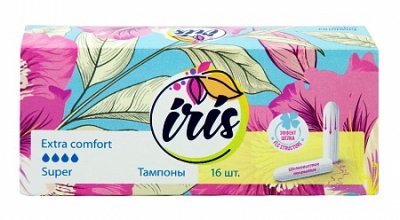 Купить iris (ирис), тампоны супер, 16шт в Ваде