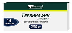 Купить тербинафин, таблетки 250мг, 14 шт в Ваде