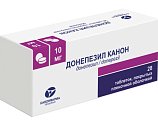 Купить донепезил канон, таблетки, покрытые пленочной оболочкой 10 мг 28 шт. в Ваде