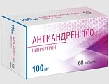 Купить антиандрен 100, таблетки 100 мг, 50 шт в Ваде