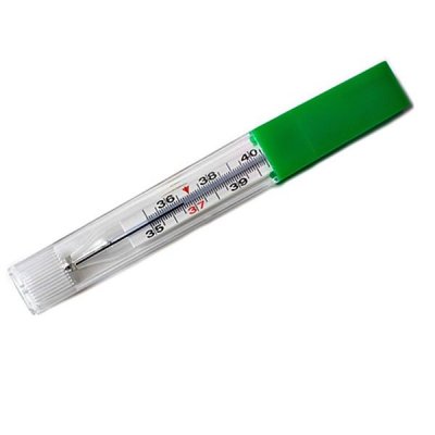 Купить термометр медицинский безртутный стеклянный с колпачком для легкого встряхивания в Ваде