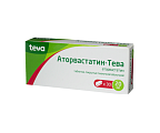 Купить аторвастатин-тева, таблетки, покрытые пленочной оболочкой 20мг, 30 шт в Ваде