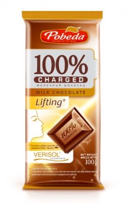 Купить charged lifting (чаржед), шоколад молочный, 100г в Ваде
