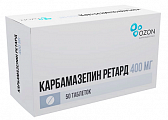 Купить карбамазепин ретард, таблетки с пролонгированным высвобождением 400мг 50шт в Ваде
