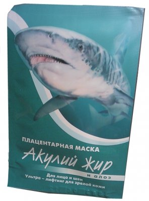 Купить акулья сила акулий жир маска для лица плацентарная алоэ 1шт в Ваде