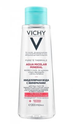 Купить vichy purete thermale (виши) мицеллярная вода с минералами для чувствительной кожи 200мл в Ваде