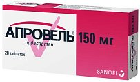 Купить апровель, таблетки покрытые пленочной оболочкой 150мг, 28 шт в Ваде