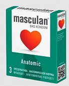 Купить masculan (маскулан) презервативы облегающей анатомической формы anatomic, 3 шт в Ваде