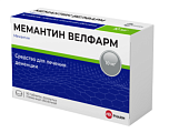 Купить мемантин-велфарм, таблетки, покрытые пленочной оболочкой 10мг, 90 шт в Ваде