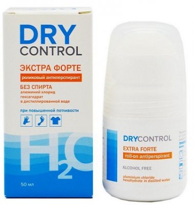 Купить dry control forte (драй контрол) экстра форте дабоматик от обильного потоотделения без спирта ролик 30% 50 мл в Ваде