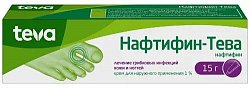 Купить нафтифин-тева, крем для наружного применения 1%, 15г в Ваде