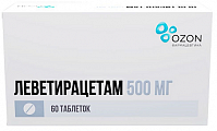 Купить леветирацетам, таблетки, покрытые пленочной оболочкой, 500мг, 60 шт в Ваде