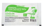 Купить повязка пластырного типа с суперадсорбентом стерильная веллфикс (wellfix) 15х9см, 50 шт в Ваде