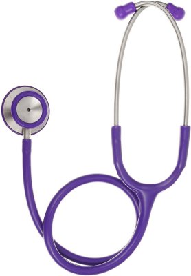 Купить стетоскоп amrus (амрус) 04-ам420 delux master медицинский двухсторонний терапевтический, фиолетовый в Ваде