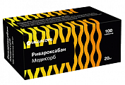 Купить ривароксабан медисорб, таблетки покрытые пленочной оболочкой 20 мг, 100 шт в Ваде