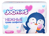 Купить joonies (джунис) салфетки сухие бумажные белые для детей 150шт в Ваде