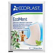 Купить ecoplast ecoment пластырь перцовый с ментолом 10 х 15см в Ваде