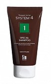 Купить система 4 (system 4), шампунь для волос терапевтический №1 для нормальных и жирных волос, 75мл в Ваде