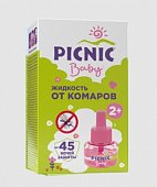Купить пикник (picnic) baby жидкость от комаров 45 ночей, 30мл в Ваде