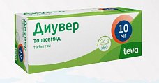 Купить диувер, таблетки 10мг, 60 шт в Ваде
