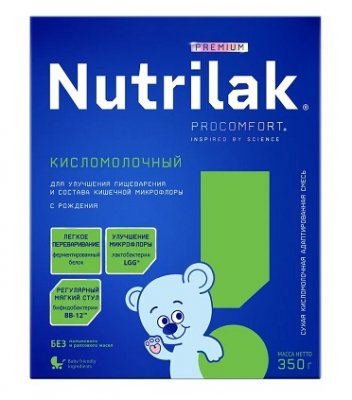 Купить нутрилак премиум (nutrilak premium) кисломолочный молочная смесь с рождения, 350г в Ваде