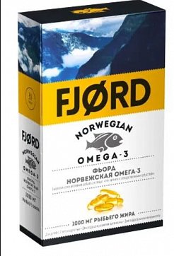 Фьорд (Fjord) Норвежская Омега-3, капсулы 30 шт. БАД