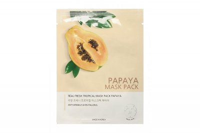 Купить джунгнани (jungnani) маска тканевая для лица папайа real fresh tropical 25мл в Ваде