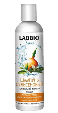 Labbio (Лаббио) шампунь сульсеновый против перхоти при сильной перхоти и зуде, 250мл