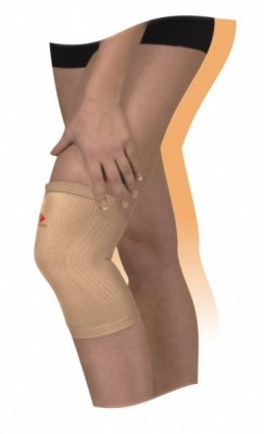 Купить бинт медицинский эластичный трубчатый для фиксации коленного сустава размер 3, бежевый (арт 9605-02) в Ваде